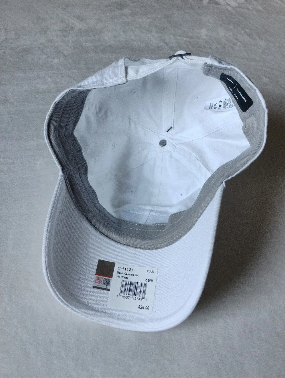 NWT Florida Gators White Hat | Nike Brand Relaxed Fit | OSFA